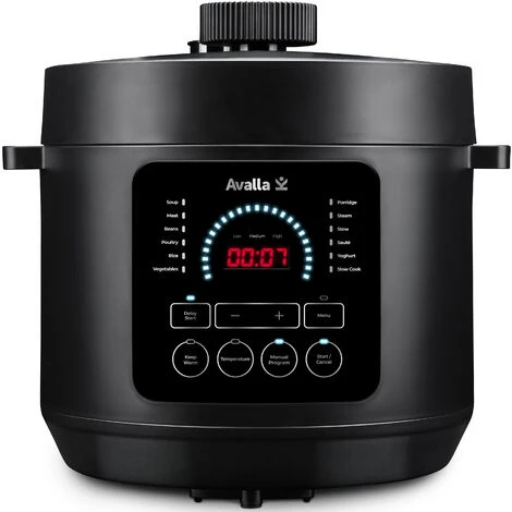 Pressure Multi-Cooker 6L With Slow Cook, Steam, Warm, Sauté - Avalla K-90 1 Pressure Multi-Cooker 6L With Slow Cook, Steam, Warm, Sauté - Avalla K-90