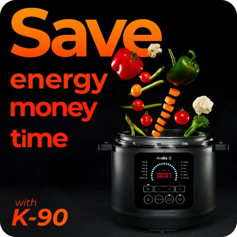 Pressure Multi-Cooker 6L With Slow Cook, Steam, Warm, Sauté - Avalla K-90 2 Pressure Multi-Cooker 6L With Slow Cook, Steam, Warm, Sauté - Avalla K-90 - Image 2