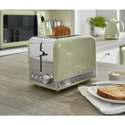 Swan 2 Slice Retro Green Toaster -Kitchen Appliances Store 59824513 5