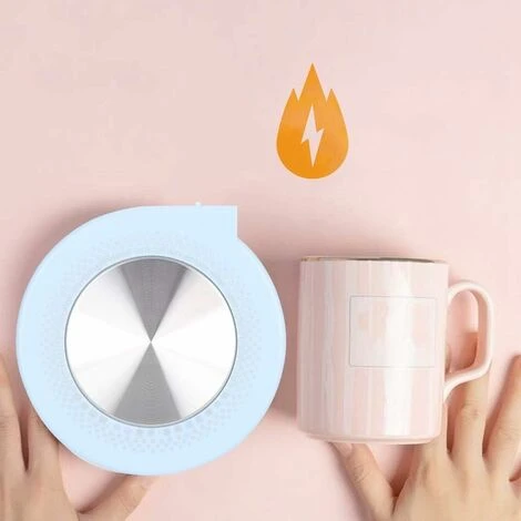 USB Cup Heater Mat, Coffee Mug Warmer For Office/Home/Office USB Heating Insulation Coaster Pad Cup Warmer(Blue) 5 USB Cup Heater Mat, Coffee Mug Warmer For Office/Home/Office USB Heating Insulation Coaster Pad Cup Warmer(Blue) - Image 5