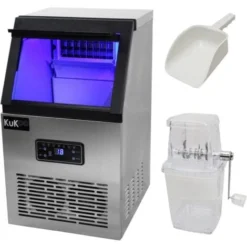Commercial Ice Cube Maker Stainless Steel Machine 40kg/24hr