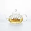 Glass Teapot With Infuser Pumpkin Design(600ml Pumpkin Teapot)