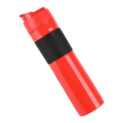350ml Portable Tea And Coffee Maker Bottle Coffee Press Bottle Travel French Press Coffee Maker For Commuter Camping Outdoors And Office(Red) -Kitchen Appliances Store 61042973 4