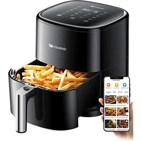 Proscenic T22 Air Fryer With 13 Presets & Shake Reminder, Oil Free Air Fryer 5L, Low-Noise, Compatible With APP & Alexa, 100+ Online Recipes, LED Touch Screen, Non-Stick Basket, 1700W 1 Proscenic T22 Air Fryer With 13 Presets & Shake Reminder, Oil Free Air Fryer 5L, Low-Noise, Compatible With APP & Alexa, 100+ Online Recipes, LED Touch Screen, Non-Stick Basket, 1700W