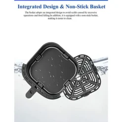 Proscenic T22 Air Fryer With 13 Presets & Shake Reminder, Oil Free Air Fryer 5L, Low-Noise, Compatible With APP & Alexa, 100+ Online Recipes, LED Touch Screen, Non-Stick Basket, 1700W 9 Proscenic T22 Air Fryer With 13 Presets & Shake Reminder, Oil Free Air Fryer 5L, Low-Noise, Compatible With APP & Alexa, 100+ Online Recipes, LED Touch Screen, Non-Stick Basket, 1700W -Kitchen Appliances Store 61309884 5