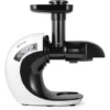 Masticating Juicer Machines Slow Juicer Cold Press For Vegetables Fruits 2 Speed Modes Quiet Motor Reverse Function Easy To Clean White