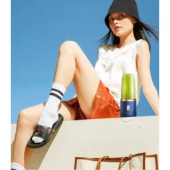 MUFF Juicer, Small Household Juice Cup, Multifunctional Juice Cup, Pink 9 MUFF Juicer, Small Household Juice Cup, Multifunctional Juice Cup, Pink -Kitchen Appliances Store 64170877 5