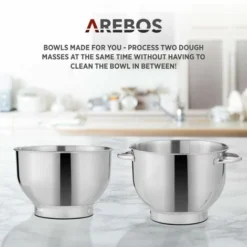 AREBOS Kitchen Maschine 1500W - Incl. 2 Bowls -Kitchen Appliances Store 65602381 5