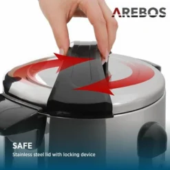 AREBOS Mulled Wine Maker 950 W Hot Beverage Dispenser 6.8 L With Drip Tray, Outlet Tap, Thermostat And Overheating Protection Temperature Setting From 30-110°C 9 AREBOS Mulled Wine Maker 950 W Hot Beverage Dispenser 6.8 L With Drip Tray, Outlet Tap, Thermostat And Overheating Protection Temperature Setting From 30-110°C -Kitchen Appliances Store 65752108 5