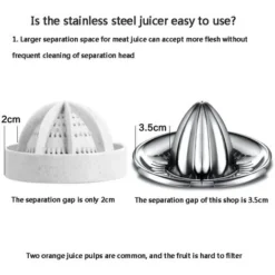 Juice Machine,Stainless Steel Manual Juicer Juicer Lemon Squeezer 280ML -Kitchen Appliances Store 65910707 5