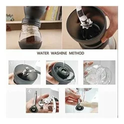 Manual Coffee Grinder, Premium Adjustable Ceramic Coffee Grinder, Black 8 Manual Coffee Grinder, Premium Adjustable Ceramic Coffee Grinder, Black -Kitchen Appliances Store 67260086 4