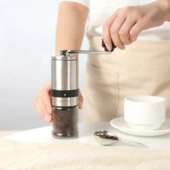 Manual Coffee Grinder With Adjustable Grind - Portable Fast Grinding, Multiple Settings For Coarseness, For Coffee Lovers 9 Manual Coffee Grinder With Adjustable Grind - Portable Fast Grinding, Multiple Settings For Coarseness, For Coffee Lovers -Kitchen Appliances Store 67263291 5