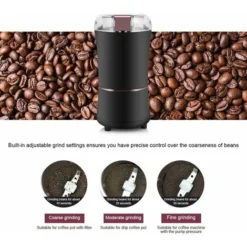 Electric Coffee Grinder, 150W Electric Coffee Grinder Frijol Grinder Spice Nothing Grinder With Stainless Steel Blade 8 Electric Coffee Grinder, 150W Electric Coffee Grinder Frijol Grinder Spice Nothing Grinder With Stainless Steel Blade -Kitchen Appliances Store 67263294 4