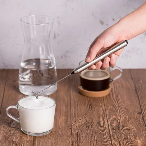 Handheld Electric Frothing Whisk. Milk, Coffee Or Tea Frother. Requires Two AAA Batteries. (not Included) 5 Handheld Electric Frothing Whisk. Milk, Coffee Or Tea Frother. Requires Two AAA Batteries. (not Included) - Image 5