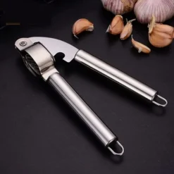 Garlic Press 304 Stainless Steel Meat Grinder With Silicone Brush 7 Garlic Press 304 Stainless Steel Meat Grinder With Silicone Brush -Kitchen Appliances Store 67495289 3