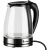 HD-1857-A 220V 2200W 1.8L Electric Glass Kettle UK Plug