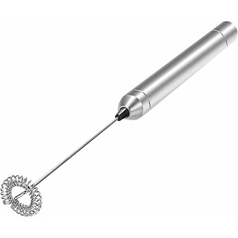 Electric Milk Frother Rod, Stainless Steel Handheld Milk Frother, Battery Operated Electric Motor Frother, Coffee/Latte/Cappuccino/Cream/Macchiato Milk Frother 1 Electric Milk Frother Rod, Stainless Steel Handheld Milk Frother, Battery Operated Electric Motor Frother, Coffee/Latte/Cappuccino/Cream/Macchiato Milk Frother