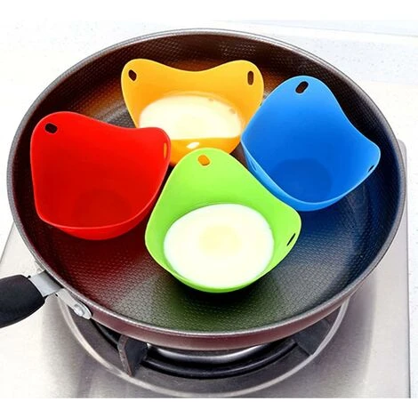 MUFF 4 Pack Egg Cooker Set Non Stick Silicone Egg Poaching Cup Poached Egg Cooker Perfect Poached Egg Maker Eggs Boiler Molds Egg Tray For Microwave Or Sto 1 MUFF 4 Pack Egg Cooker Set Non Stick Silicone Egg Poaching Cup Poached Egg Cooker Perfect Poached Egg Maker Eggs Boiler Molds Egg Tray For Microwave Or Sto