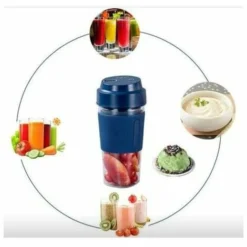 Portable Blender Cup, USB Electric Juicer Blender, USB Juice Blender, Juicer Blender Cup, Juicer Cup Fruit Blender, USB Portable Blender Blender Blue 7 Portable Blender Cup, USB Electric Juicer Blender, USB Juice Blender, Juicer Blender Cup, Juicer Cup Fruit Blender, USB Portable Blender Blender Blue -Kitchen Appliances Store 69368815 3