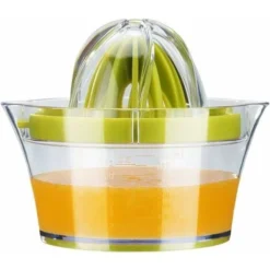 Citrus Squeezer Citrus Juicer Orange Juicer Multi-Function Manual Juicer Hand Press With 400ml Juice Container And 2 Green Cones