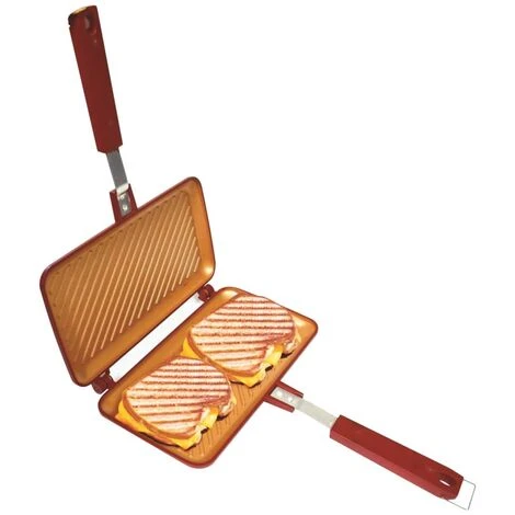 Sandwich Maker Flipwich DUO Steel Red Red Copper 2 Sandwich Maker Flipwich DUO Steel Red Red Copper - Image 2