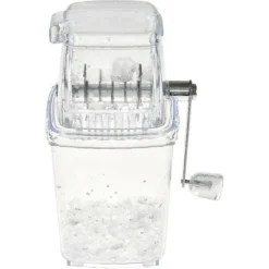 Hand Crank Ice Crusher, Ice Maker, Clear Ice Crusher For Home Use 9 1/2 L X 5 W