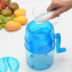 MUFF Ice Shaver, Shaved Ice Machine, Hand Crank Operated Ice Breaker Ice Crusher Maker Snow Cone Machine With Stainless Steel Blades For Fast Crushing, Fun And Easy Iced Treat 7 MUFF Ice Shaver, Shaved Ice Machine, Hand Crank Operated Ice Breaker Ice Crusher Maker Snow Cone Machine With Stainless Steel Blades For Fast Crushing, Fun And Easy Iced Treat -Kitchen Appliances Store 71092128 3