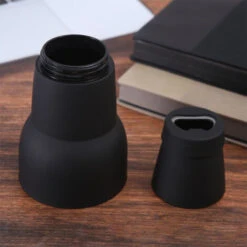 Vacuum Insulated Walled Stainless Steel 3-in-1 Beer / Soda Bottle And Can Cooler With Beer Opener BLACK -Kitchen Appliances Store 71284699 5