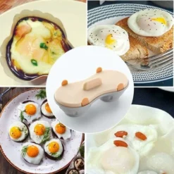 Microwave Egg Poacher - Egg Boiler - Kitchen Utensil - Steamed - Cooking Utensil(Orange) -Kitchen Appliances Store 71285784 5