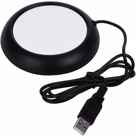 USB Cup Warmer Drink Warmer Hot Plate Coasters For Coffee Warmer Utensils For Bar Office Home(Black) 1 USB Cup Warmer Drink Warmer Hot Plate Coasters For Coffee Warmer Utensils For Bar Office Home(Black)