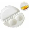 Microwave Omelet Dish, Special Microwave Omelette Cooker, Egg Poacher, Microwave Omelette Maker, Microwave Omelette Maker For Fried Egg Omelets Poached Eggs (White)