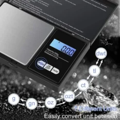 Precision Scale, 500g/0.01g, Kitchen Scale, Portable Digital Pocket Scale With LCD Display And Tare Function, Jewelry Scale, For Jewelry, Coffee, Etc. (Batteries Included) -Kitchen Appliances Store 71859446 3