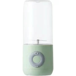 Portable Fruit Blender, 500ml 6 Blades Juicer Mini USB Blender For Smoothie Juice Bottles Electric Cup Milkshake Sport And Travel, BPA Free Green