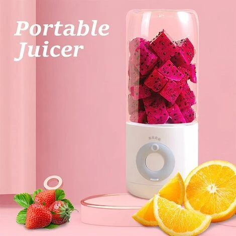 Portable Fruit Blender, 500ml 6 Blades Juicer Portable Mini USB Blender For Smoothie Mini Juice Bottles Electric USB Blender Cup Milkshake For Sport And Travel,BPA Free 2 Portable Fruit Blender, 500ml 6 Blades Juicer Portable Mini USB Blender For Smoothie Mini Juice Bottles Electric USB Blender Cup Milkshake For Sport And Travel,BPA Free - Image 2