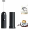 Portable Milk Frother Electric Milk Frother With Stainless Steel Whisk For Whipping Coffee/latte/cappuccino