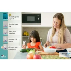 Digital Kitchen Scale For Fruit And Food. Jewelry Scales, High-precision LCD Display, Waterproof Stainless Steel, Tare Function, Batteries Included Capacity 5 Kg / 11 Lbs Model HK105 -Kitchen Appliances Store 72505080 4