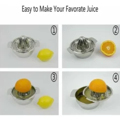 Manual Stainless Steel Orange Lime Juicer With Strainer Bowl -Kitchen Appliances Store 72505486 3