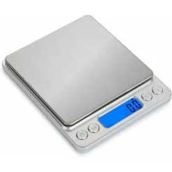 Precision Scale 3000g/0.1g Kitchen Scale/Pocket Scale/Jewelry Scale High Precision Electronic Scale Backlit LCD Display Tare And PCS Function With 2 Pans