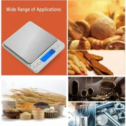 Precision Scale 3000g/0.1g Kitchen Scale/Pocket Scale/Jewelry Scale High Precision Electronic Scale Backlit LCD Display Tare And PCS Function With 2 Pans -Kitchen Appliances Store 72505903 5