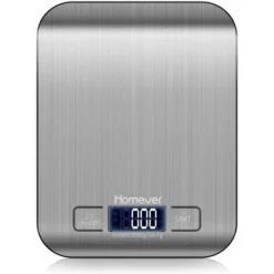 Kitchen Scale Kitchen Food Scale Precision Food Scale Grams Ounces LCD Display Large Stainless Steel Platform 18cm X 14cm Max To 5kg In 1g Increments