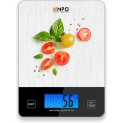 Professional Digital Kitchen Scale - High Accuracy Digital Scale With Large LCD Display And Tare, Functionality For Kitchen, Christmas Holiday, Herbs, Coffee