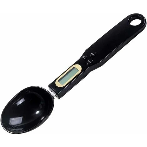 Spoon Scale Measuring Spoon Portable Electronic Scale Kitchen Scale LCD Display Mini Digital Scale 500g/0.1g Kitchen Essentials (Black) 1 Spoon Scale Measuring Spoon Portable Electronic Scale Kitchen Scale LCD Display Mini Digital Scale 500g/0.1g Kitchen Essentials (Black)