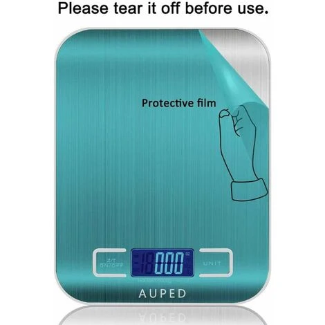 LCD Display Digital Kitchen Scale Stainless Steel 5kg/11lbs Multifunctional Food Scale Kitchen Weight Silver Color 4 LCD Display Digital Kitchen Scale Stainless Steel 5kg/11lbs Multifunctional Food Scale Kitchen Weight Silver Color - Image 4