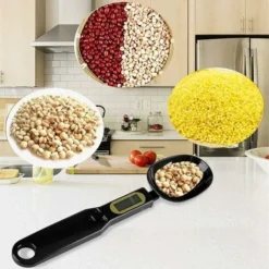 Spoon Scale Measuring Spoon Portable Electronic Scale Kitchen Scale LCD Display Mini Digital Scale 500G/0.1G Essential Kitchen Gadgets -Kitchen Appliances Store 72508736 4