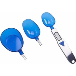 Digital Scoop Scale 500g/0.1g - Stainless Steel Food Measuring Scale Small Baking Scale With LCD Display