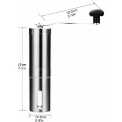 Moulin à Café Manuel Avec Réglage Réglable - Moulin à Bière Et Acier Inoxydable - Moulin à Café Pour Aeropress, Café Filtre, Expresso, Presse Française, Infusion Turque -Kitchen Appliances Store 72509562 4