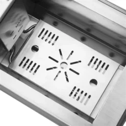 EH102V 16.9QT / 16L Total Capacity 24.9QT/23.6L Stainless Steel Faucet Double Tank Deep Fryer 3400W MAX (8L 8L Big Blue/Large Handle) -Kitchen Appliances Store 73030833 4