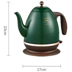 Retro Electric Kettle 304 Stainless Steel Household Appliances 1.5l Portable Travel Water Boiler 1500w European Style Coffee Pot Red 9 Retro Electric Kettle 304 Stainless Steel Household Appliances 1.5l Portable Travel Water Boiler 1500w European Style Coffee Pot Red -Kitchen Appliances Store 74691829 5
