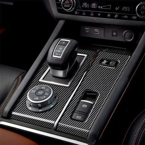 2pcs Car Carbon Fiber Shift Panel Control Panel Decal Interior Modification For 2022+ Rhd 3 2pcs Car Carbon Fiber Shift Panel Control Panel Decal Interior Modification For 2022+ Rhd - Image 3