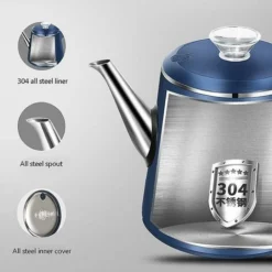 220V Electric Kettle 0.8l Heat Preservation Teapot Household Smart Thermostat Kettle Safety Stainless Steel Water Dispenser Uk 9 220V Electric Kettle 0.8l Heat Preservation Teapot Household Smart Thermostat Kettle Safety Stainless Steel Water Dispenser Uk -Kitchen Appliances Store 74692797 5